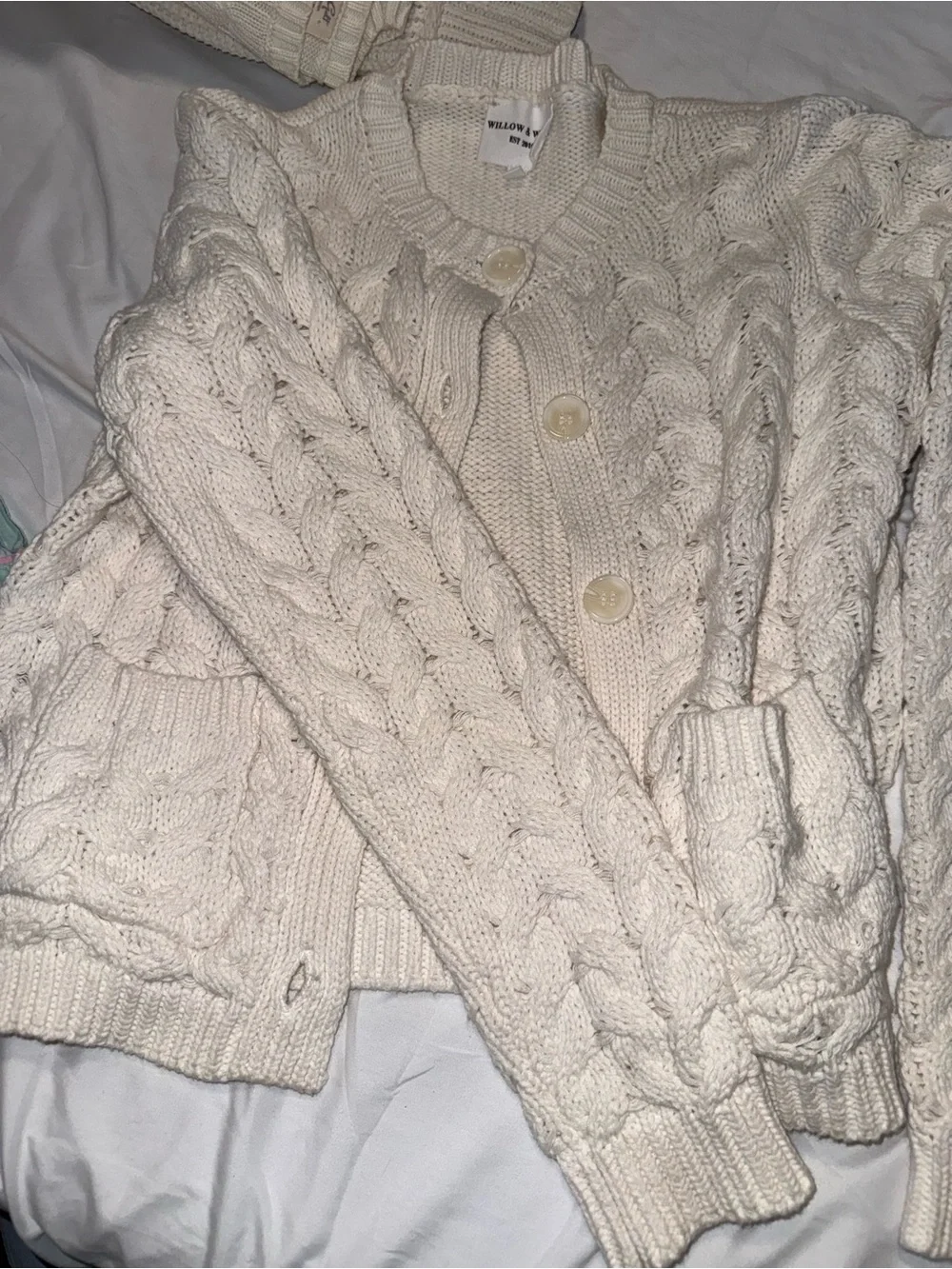 Willow & Clay chunky cable
